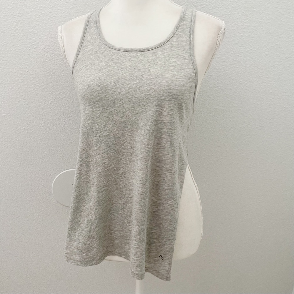 Rag & Bone gray cut out back tank top size small
